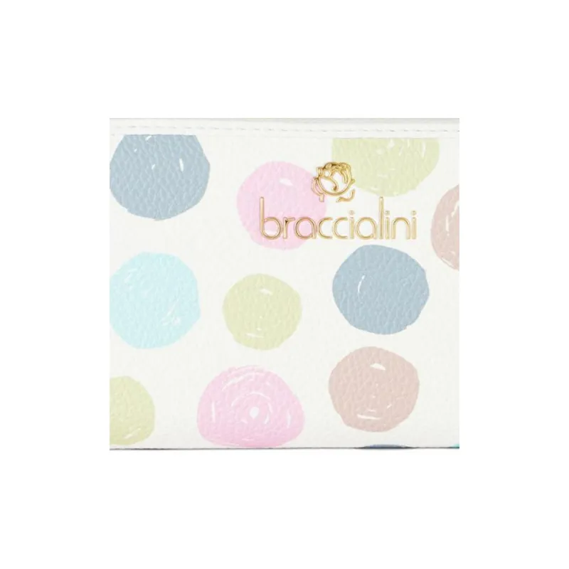 Braccialini Polystyrene Wallet Women's White & Multicolor-3
