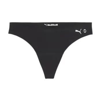 PUMA Modibodi Seamfree Active Thong Underpants Women's 1 Pack Black