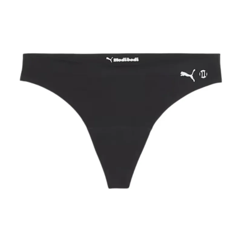 PUMA Modibodi Seamfree Active Thong Underpants Women's 1 Pack Black-0