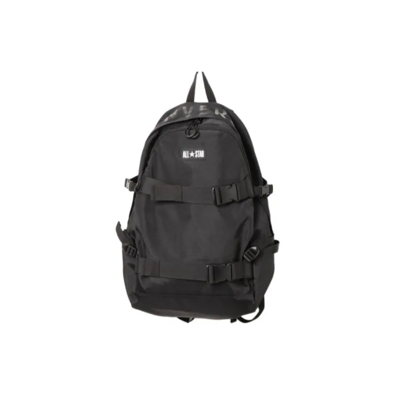 Converse Polyester Backpack Regular Unisex Black/Marine Blue/Red-0