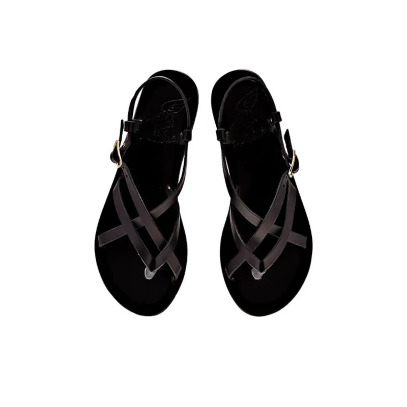 ANCIENT GREEK SANDALS Semele Strap Sandals Women's Black-3