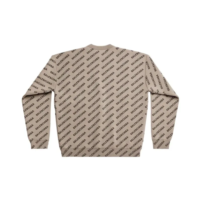 Balenciaga Monogram Printed Crewneck Sweater-1