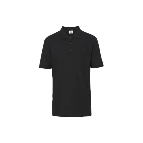 Burberry Polo Shirts Men Black