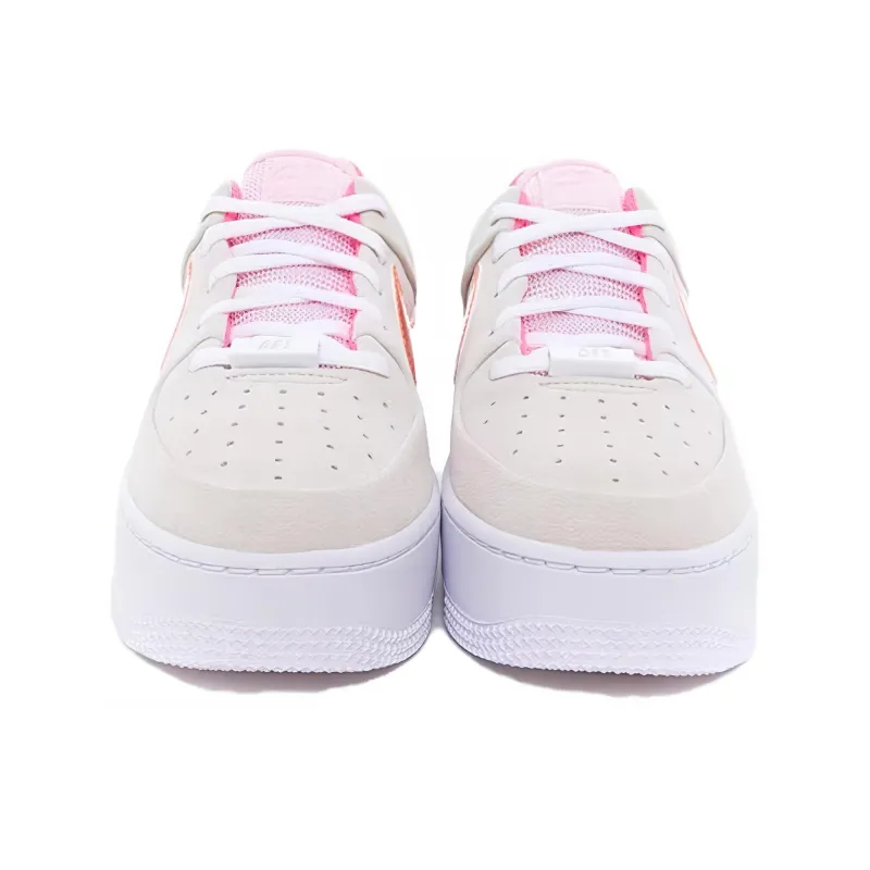 Nike Air Force 1 Sage Low Light Bone Hyper Crimson Women's-2