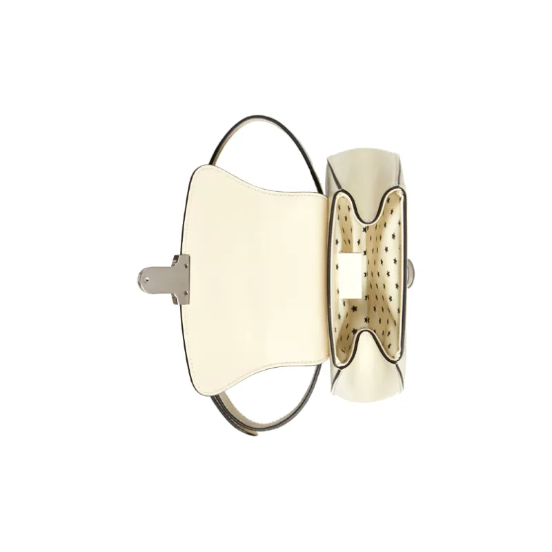 GUCCI Leather Saddle Bag Fanny Pack Sling Bag Shoulder Bag Crossbody Bag Kids' White-4