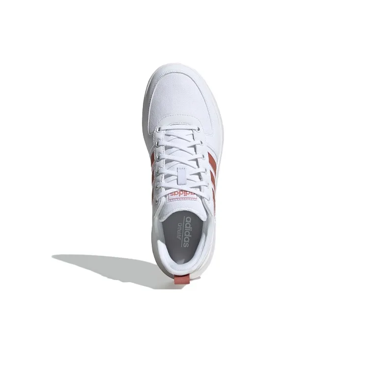 Adidas Court80s White/Pink Women's-4