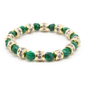 DRAGON LI Malachite Bracelets Unisex