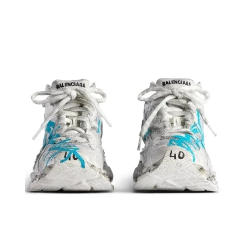 Balenciaga Logo Printed Lace Up Sneakers Women's-2