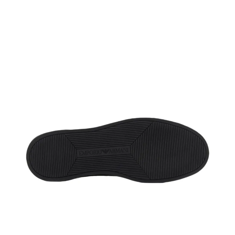 EMPORIO ARMANI Logo Debossed Low Top Sneakers-5