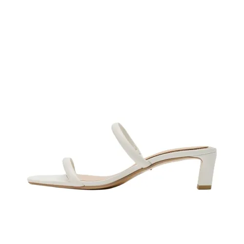 ZARA Slip-Resistant Slide Slippers Women's White