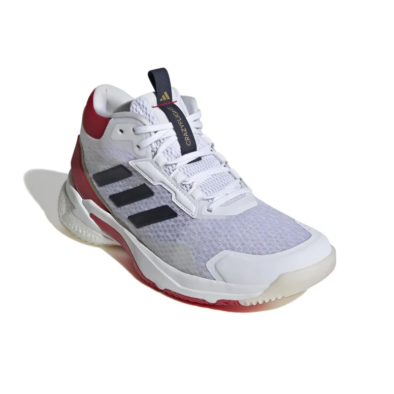 Adidas Crazyflight 5 Indoor Cloud White Team Navy Blue Better Scarlet Women's-2