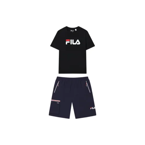 FILA Casual Sportswear Unisex Onyx Black/Secret Mirror Blue