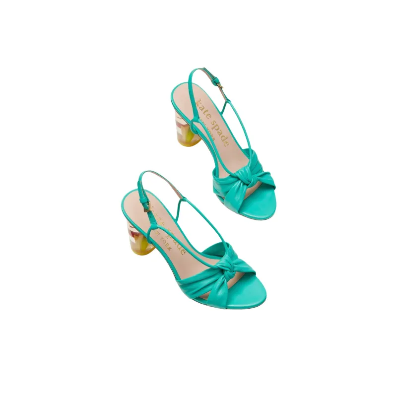 Kate Spade Mai Tai Strap Sandals 8.2cm Women's Green-4