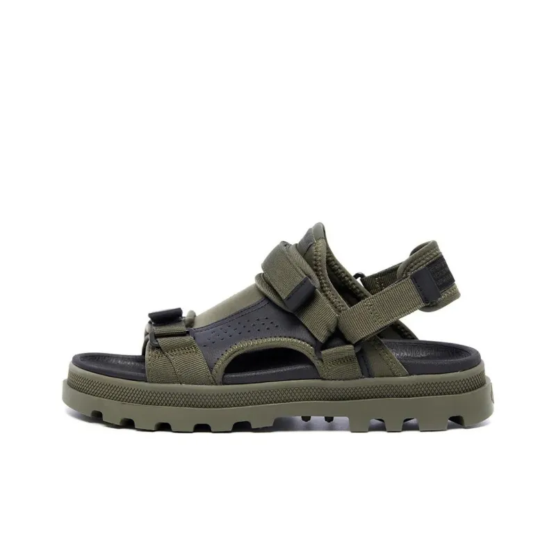 Palladium Beach Sandals Unisex Green Black-0