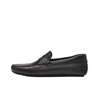 HUGO BOSS Driver Loafers Men's Dark Brown