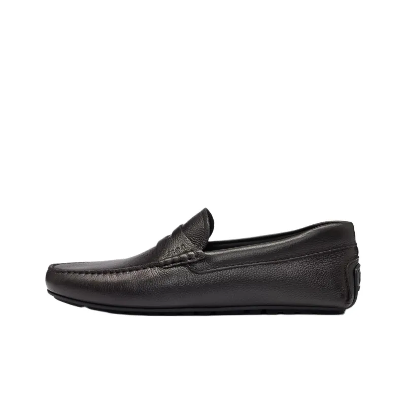 HUGO BOSS Driver Loafers Men's Dark Brown-0