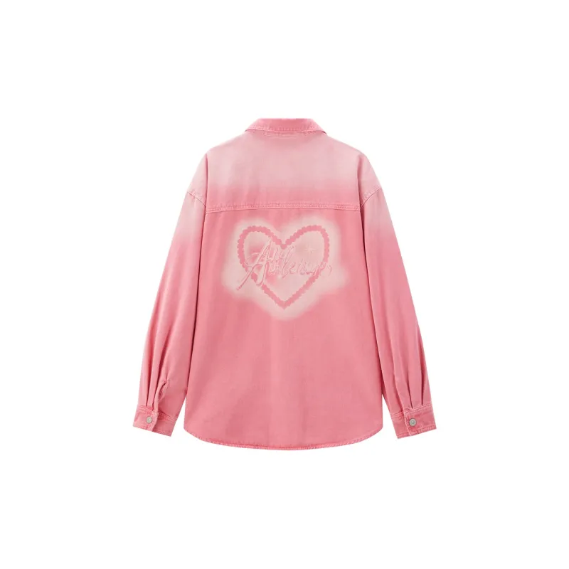 LEDIN Denim Jackets Women's Pink-1