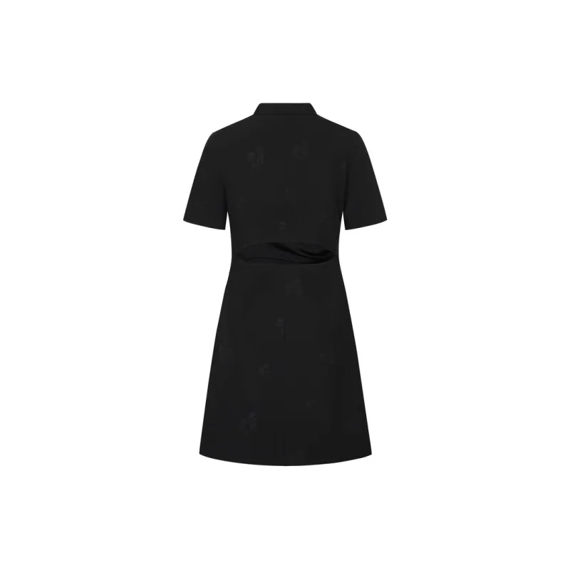 MO&CO Short Sleeved Dresses Women's Black-1