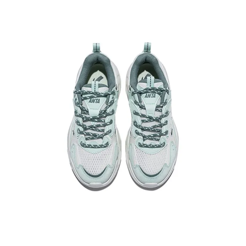 CHAOJIANTA Life Collection Low Top Casual Shoes Women's White Green-2
