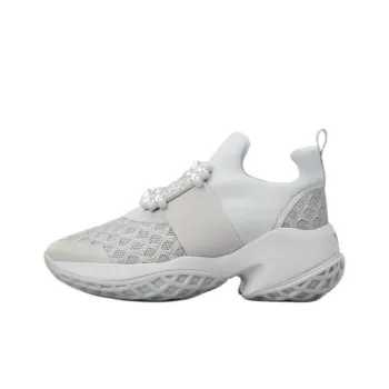 Roger Vivier Viv' Run Low Top Casual Shoes Women's Gray