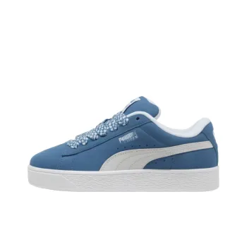 PUMA Suede XL Low Top Skateboard Shoes Women's Blue White