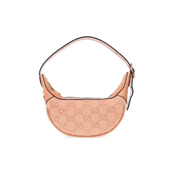 GUCCI Ophidia Canvas Handbag, Shoulder Bag Women's Pink