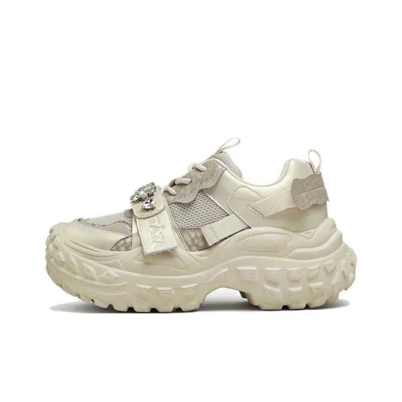 Tata Chunky Sneakers Women's Ecru-15