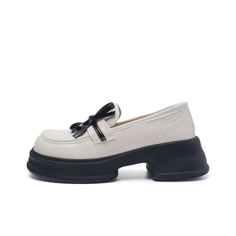 La Chapelle Loafers Women's Black/Beige-10
