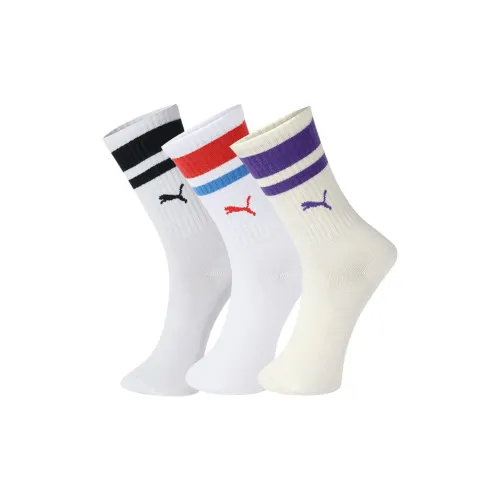PUMA Mid-Calf Socks Men's 3 Pack