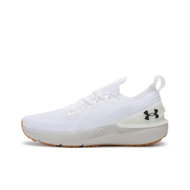 Under Armour Shift Anti Slip Wear Resistant Low Top Running Shoes Men's White-0