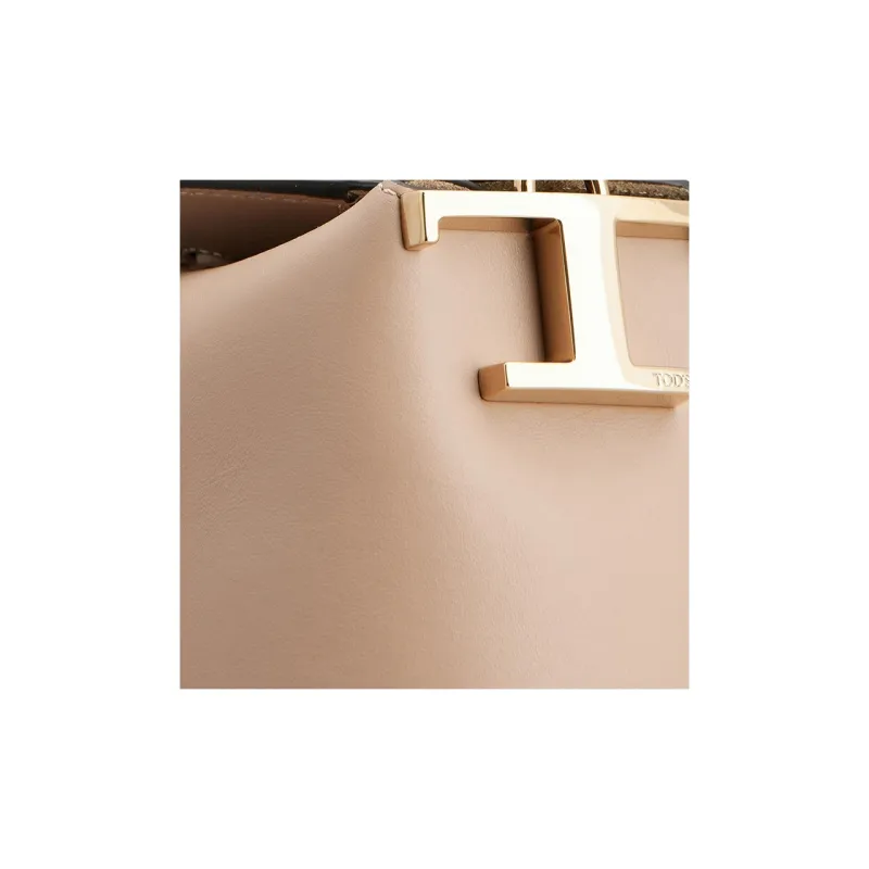 TOD'S Leather Messenger Bag Tote Bag Shopping Bag Shoulder Bag Crossbody Bag Handbag Extra Small Women's Pink-4