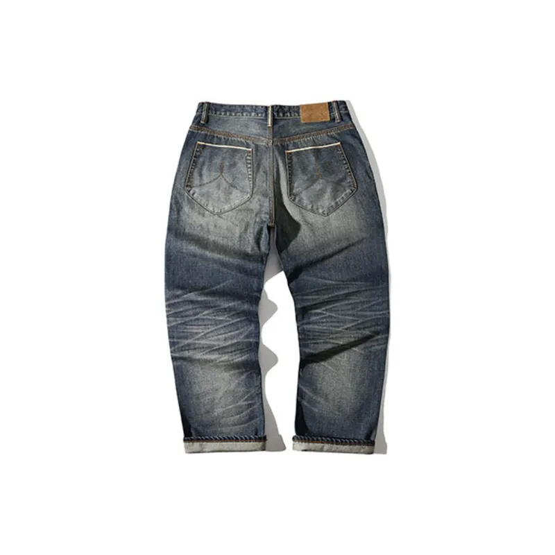 TEKABLU Jeans Men's Washed Blue-1