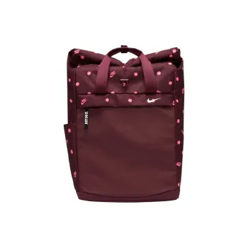 Nike Polyester Backpack Regular Unisex Burgundy