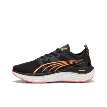 PUMA ForeverRUN Nitro Anti Slip And Wear Resistant Breathable Low Top Casual Running Shoes Women's Black