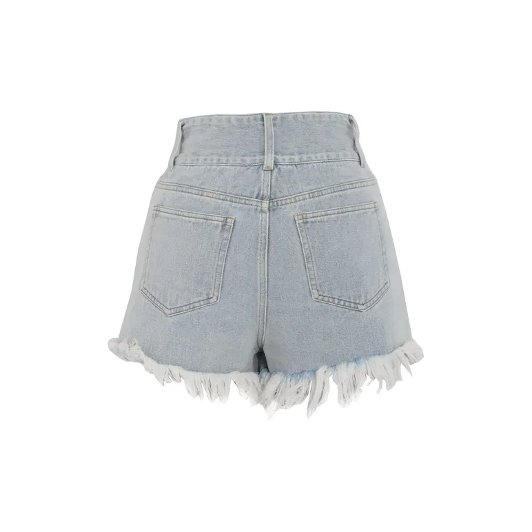 SNBL Denim Shorts Women's Blue-1