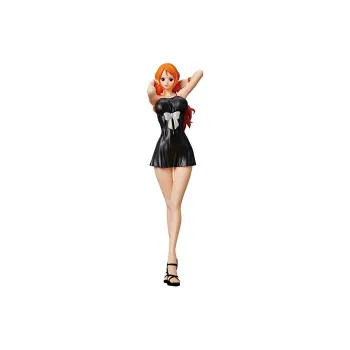 BANPRESTO Nami Glass Factory One Piece Glitter & Glamour Special Ver. Bonus Gifts 25cm