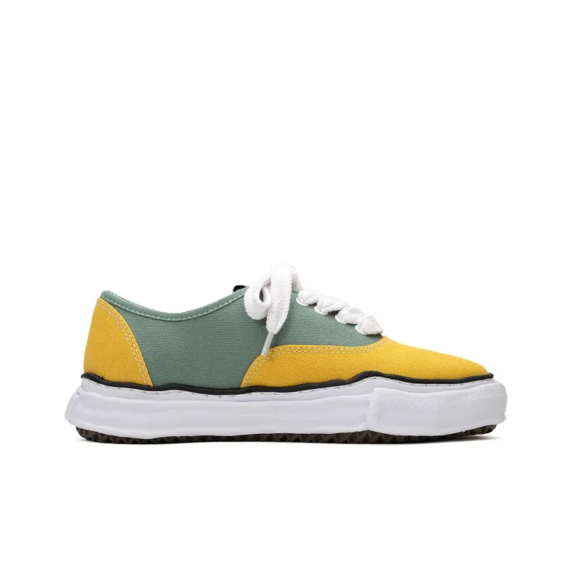 MIHARA YASUHIRO Baker Low Top Skateboard Shoes Unisex Yellow Green-1