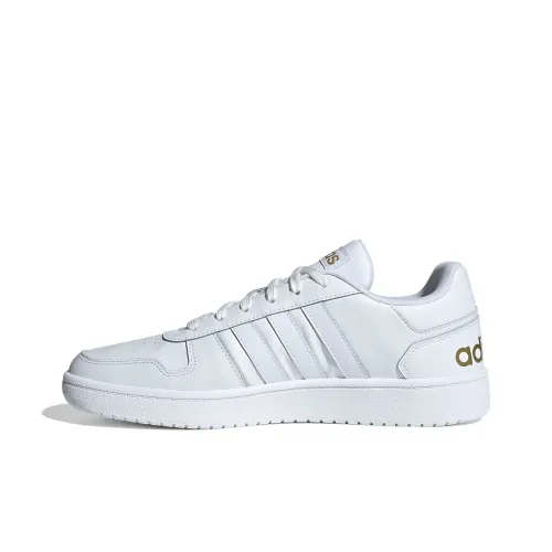 Adidas Hoops 2.0 Skateboard Shoes Men Low-Top White