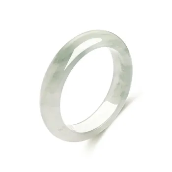 Silver Trim Tianshan Jade Bangles Women's