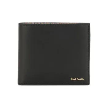 Paul Smith Logo Printed Bi Fold Wallet