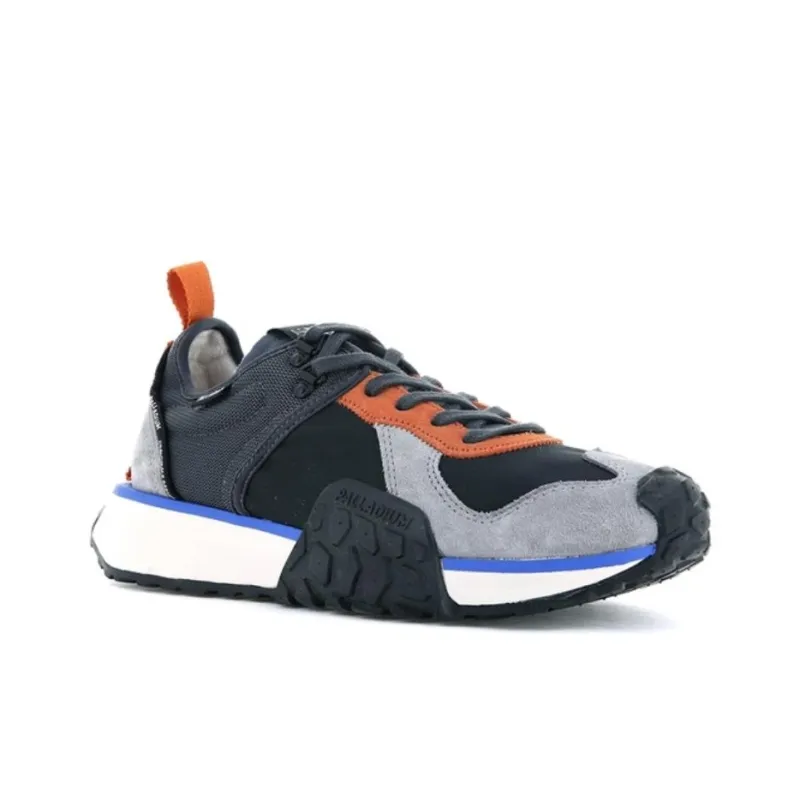 Palladium Troop Runner Anti-Slip Wear-Resistant Low-Top Casual Shoes Unisex Black Gray-1