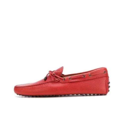 TOD'S Gommino Gommino Loafers Men Red