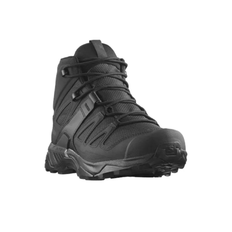 SALOMON XA FORCES Anti Slip Wear Resistant Mid Top Trekking Shoes Unisex Black-2