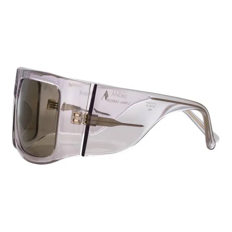 The Attico Acetate Square Sunglasses Women's Purple-3