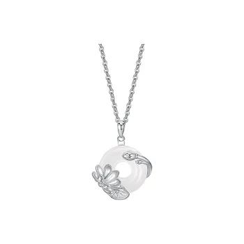 Long Fu Chalcedony Necklaces Women's