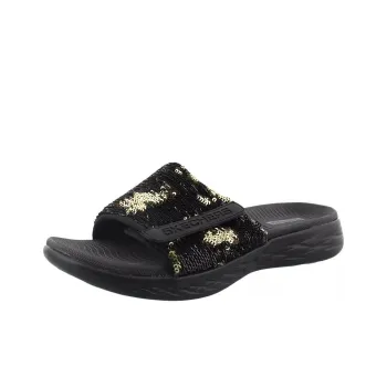 Skechers ON THE GO Slip Resistant Abrasion Resistant Slide Slippers Women's Black