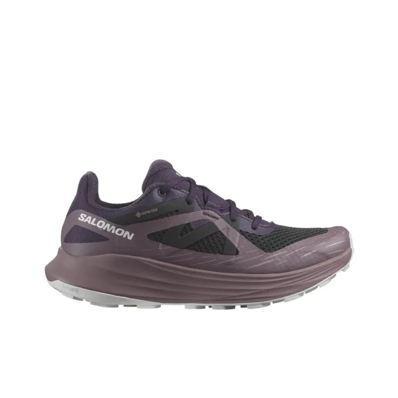 SALOMON ULTRA FLOW Anti Slip Wear Resistant Low Top Trail Running Shoes Women's Purple Black-1