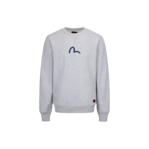 EVISU Seagull-print Crew-neck Sweatshirt