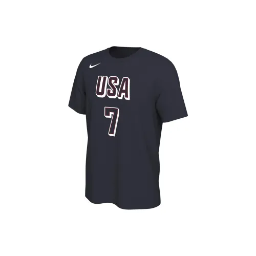 Nike USA Basketball Olympic Team Series Basketball Jerseys Men Marine Blue