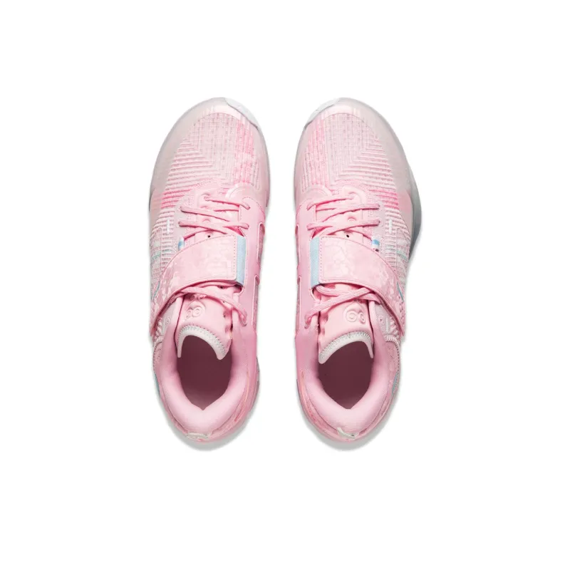 LiNing Wade 808 4 Ultra Cushioning Wear Resistant Lightweight Rebound Low Top Basketball Shoes Men's Pink-3